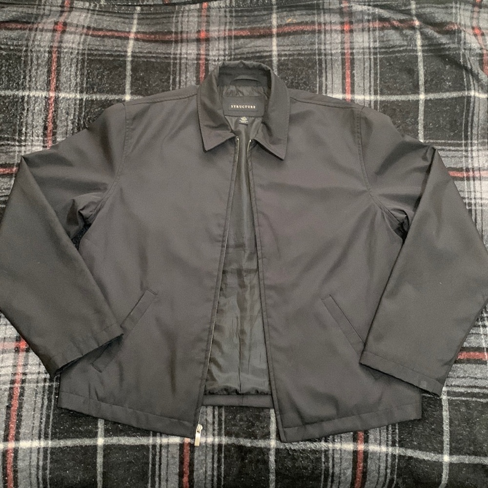 Structure Black Jacket RN 15099 Size (Large)